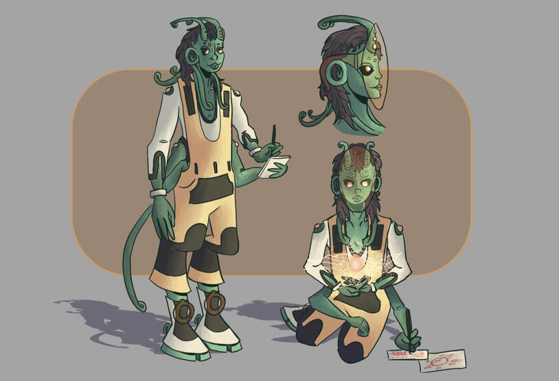 Alien Character design
